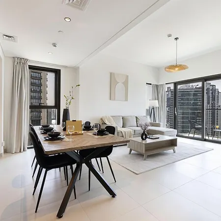 Luxe | 2Br | Sea & City View | 5 Min To Dubai Mall Exterior photo