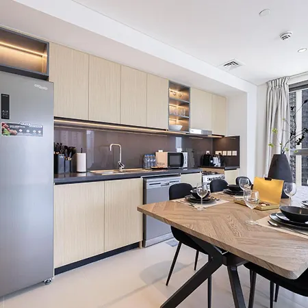 Luxe | 2Br | Sea & City View | 5 Min To Dubai Mall Exterior photo